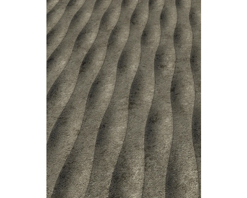 Nahaufnahme einer Wand mit Wellenmuster