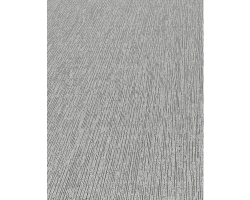 Nahaufnahme eines grauen Teppichbodens mit Streifenmuster