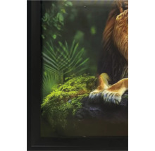 Dekorative Wandkunst mit Löwenmotiv