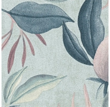 Nahaufnahme einer Tapete mit Pflanzenmuster