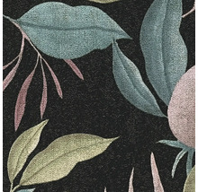 Nahaufnahme einer Tapete mit Blättermuster