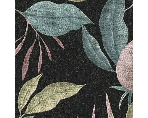 Nahaufnahme einer Tapete mit Blättermuster