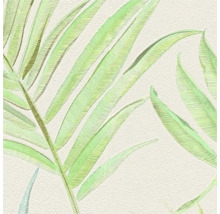 Tapete mit Palmenblattmotiv