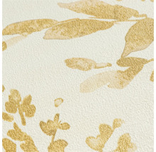 Detailansicht einer Tapete mit Blattmuster