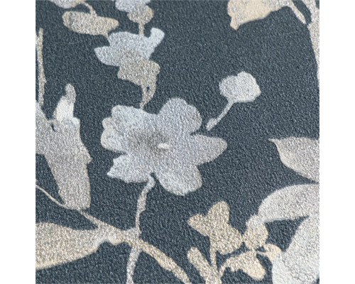 Detailansicht einer Tapete mit floralem Muster