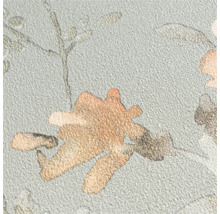 Nahaufnahme einer strukturierten Tapete mit Blumenmuster