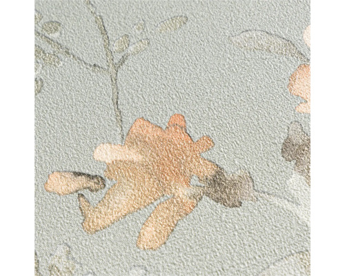 Nahaufnahme einer strukturierten Tapete mit Blumenmuster