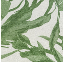 Nahaufnahme einer Tapete mit Pflanzenmuster