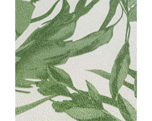 Nahaufnahme einer Tapete mit Pflanzenmuster