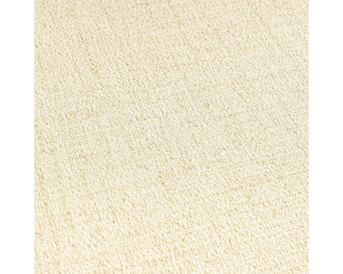 Nahaufnahme einer hellen Textiltapete mit feiner Struktur.