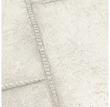 Nahaufnahme einer strukturierten Tapete mit Nahtmuster