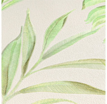 Nahaufnahme einer Tapete mit Blattmuster