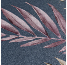 Nahaufnahme einer Tapete mit Pflanzenmuster