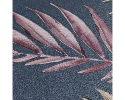 Nahaufnahme einer Tapete mit Pflanzenmuster