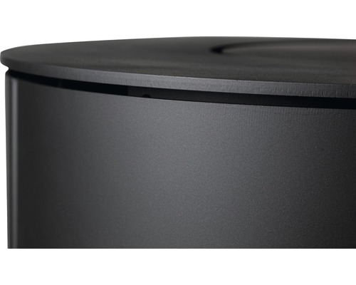 Detailansicht einer runden Feuersäule