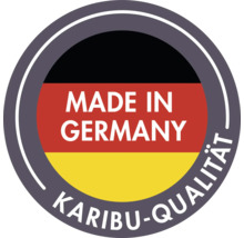 Hergestellt in Deutschland Karibu-Qualität Siegel