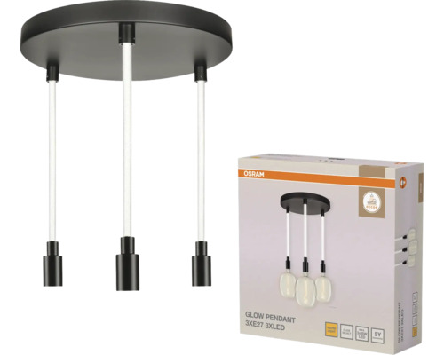 Osram Hängeleuchte mit drei Leuchten und Verpackung