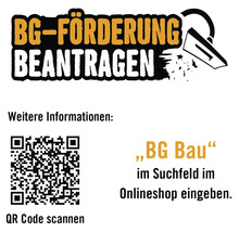 BG-Förderung beantragen mit QR-Code zum Scannen