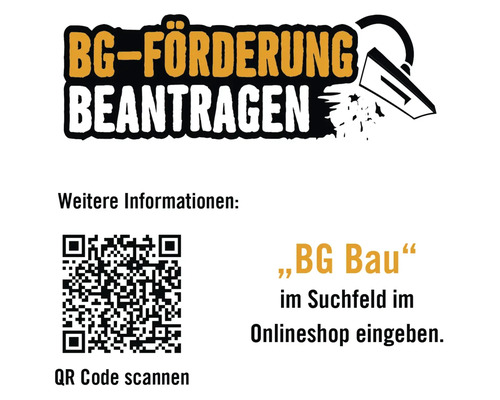 BG-Förderung beantragen mit QR-Code zum Scannen