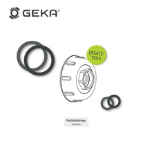 Geka Logo, Flachdichtringe und Ersatzteile