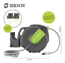 Geka Schlauchbox mit automatischer Aufrollfunktion und Wandhalterung
