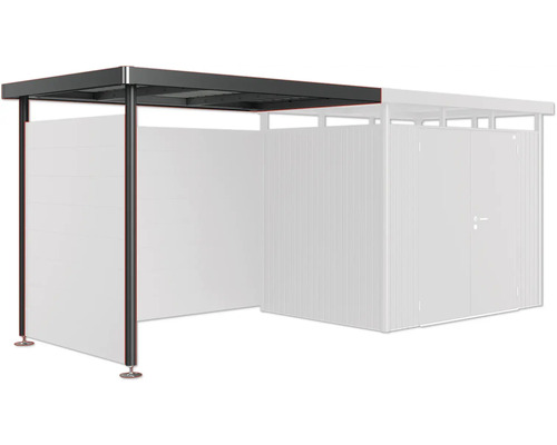 Überdachter Fahrradabstellplatz aus Metall