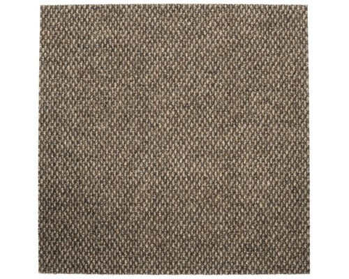 Nahaufnahme eines braunen Teppichs mit dichter Webstruktur