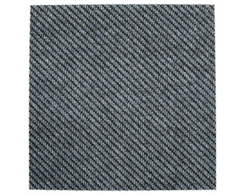 Teppichfliese mit diagonaler Streifenstruktur