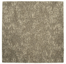 Quadratischer Teppich mit melierter Textur