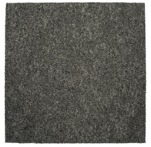 Grauer Teppich mit melierter Textur