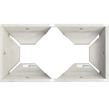 Beton-Fertiggarage mit vier Wänden