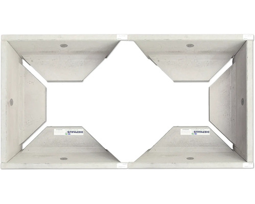 Beton-Fertiggarage mit vier Wänden