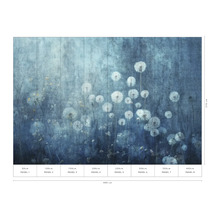 Fototapete mit Pusteblumenmuster