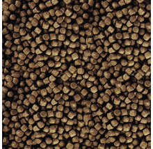 Nahaufnahme von Fischfutterpellets