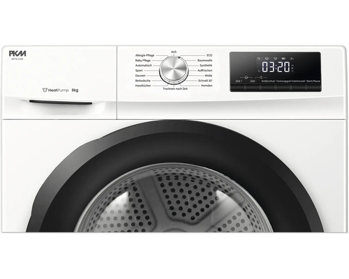 PKM Waschtrockner mit verschiedenen Programmen und digitaler Anzeige