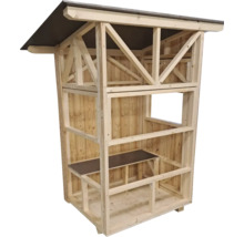 Hochsitz aus Holz mit Dach