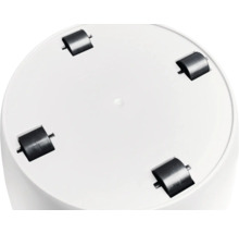 Unterseite eines Behälters mit Rollen