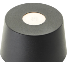 Schwarze Tischleuchte mit Ein- und Ausschalter