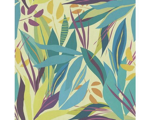 Tapete mit floralem Blätterdesign