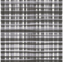 Grau kariertes Stoffmuster als Meterware für Heimtextilien.
