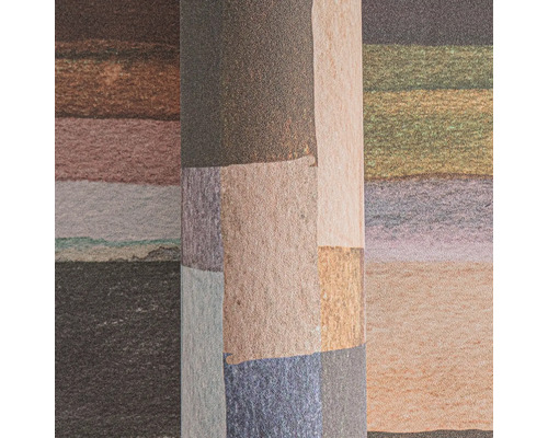 Tapete mit horizontalen Streifen- und Blockmustern