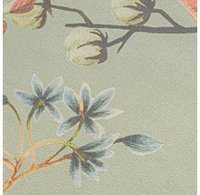 Nahaufnahme einer Tapete mit Blumenmuster