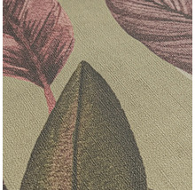 Detailaufnahme einer Tapete mit Blattmuster