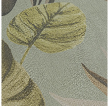 Nahaufnahme einer Tapete mit Blattmuster