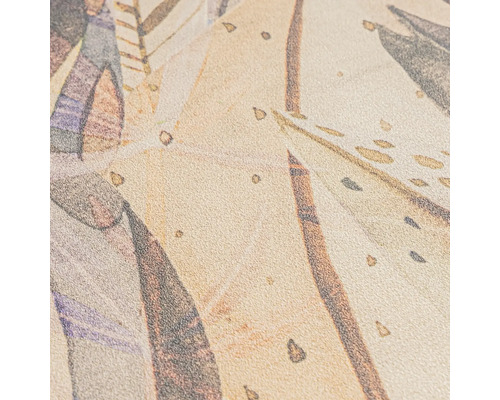 Nahaufnahme einer Tapete mit abstrakten Formen und Mustern