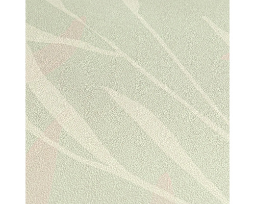 Nahaufnahme einer strukturierten Tapete mit floralem Muster