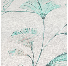 Nahaufnahme einer Tapete mit Pflanzenmuster