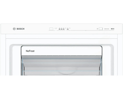 Bosch Logo, NoFrost Gefrierschrank mit Temperaturregler