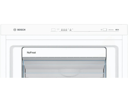 Bosch Logo, NoFrost Gefrierschrank Detailansicht