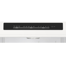 Nahaufnahme der Temperaturregelung eines Kühlschranks mit LED-Beleuchtung